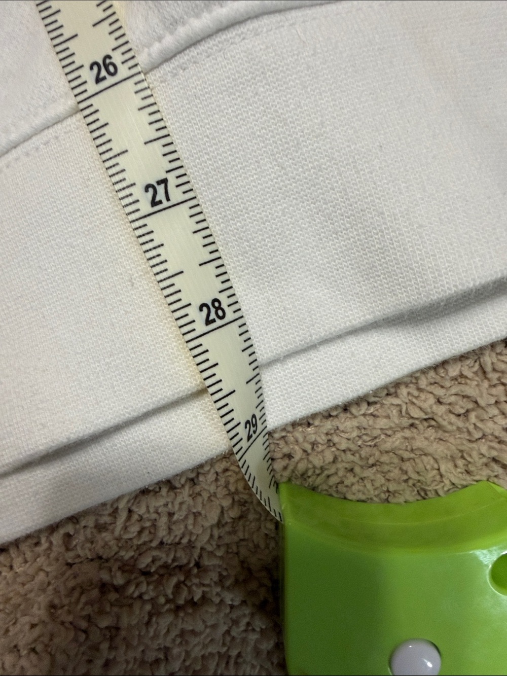 Nike Crewneck Sweatshirt in White with Black Swoosh - Picture 6 of 6